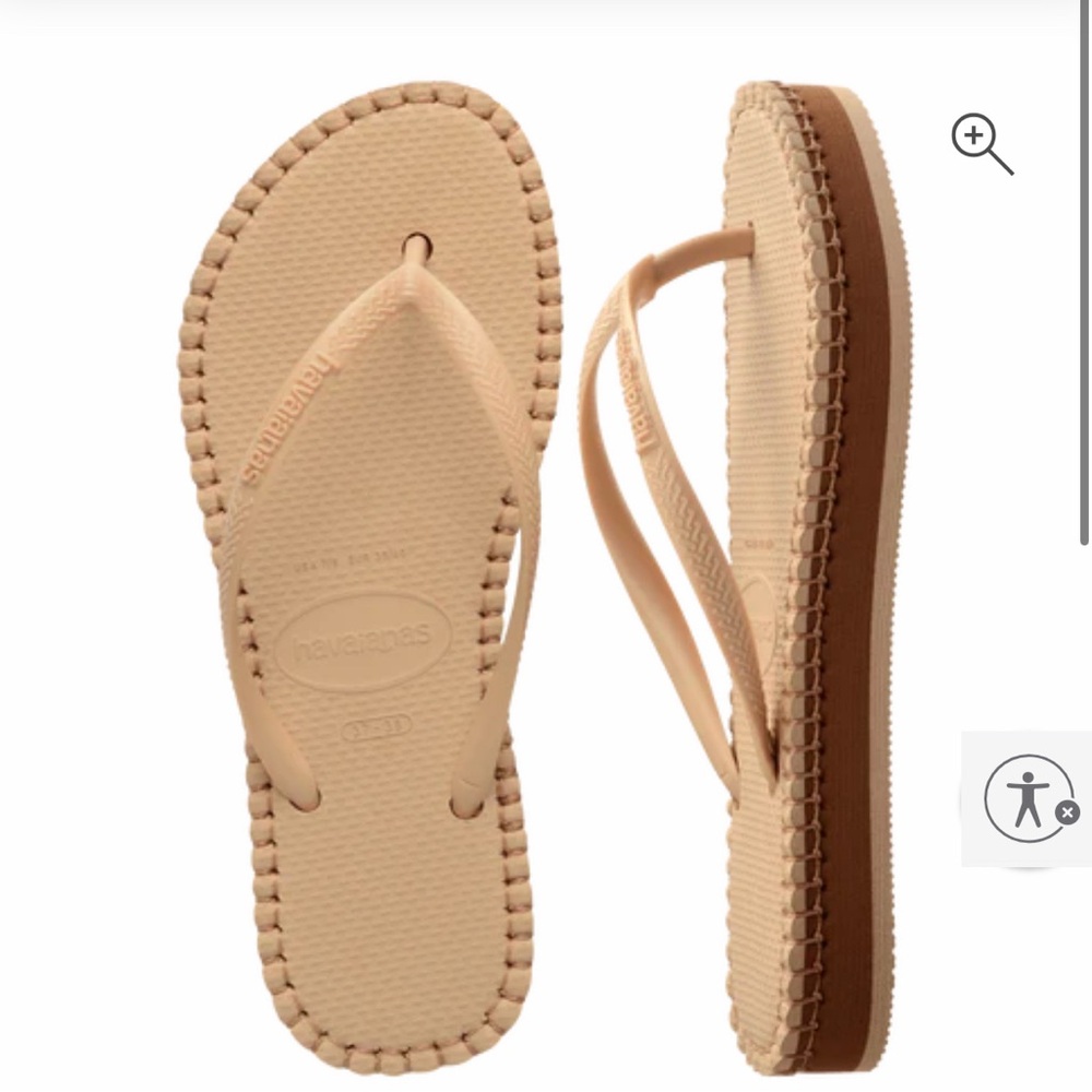 Women's Slim Flatform Loop Flip Flops